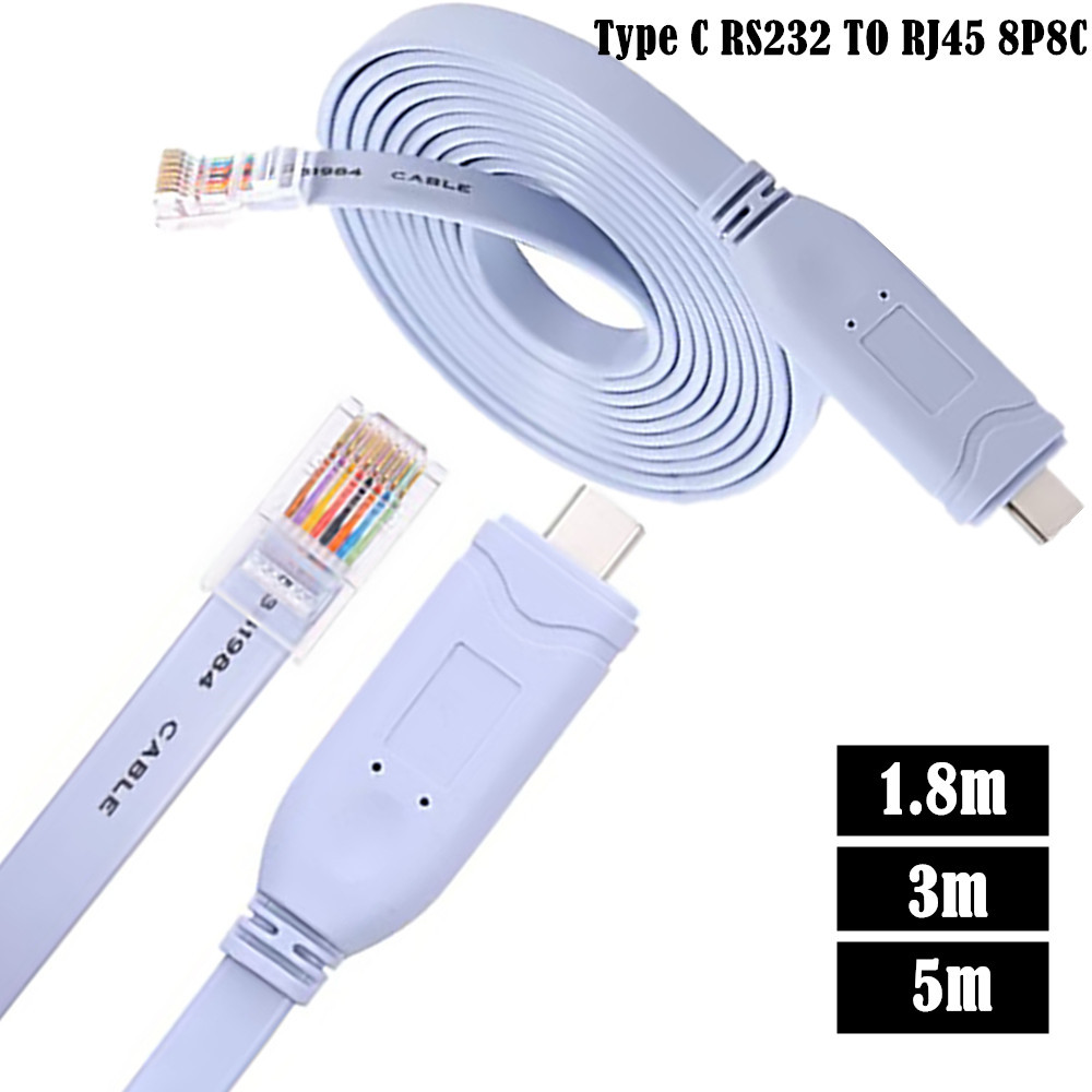 Laptop Accessories Essential - USB-C 시스코 콘솔 케이블, USB C타입-RJ45
