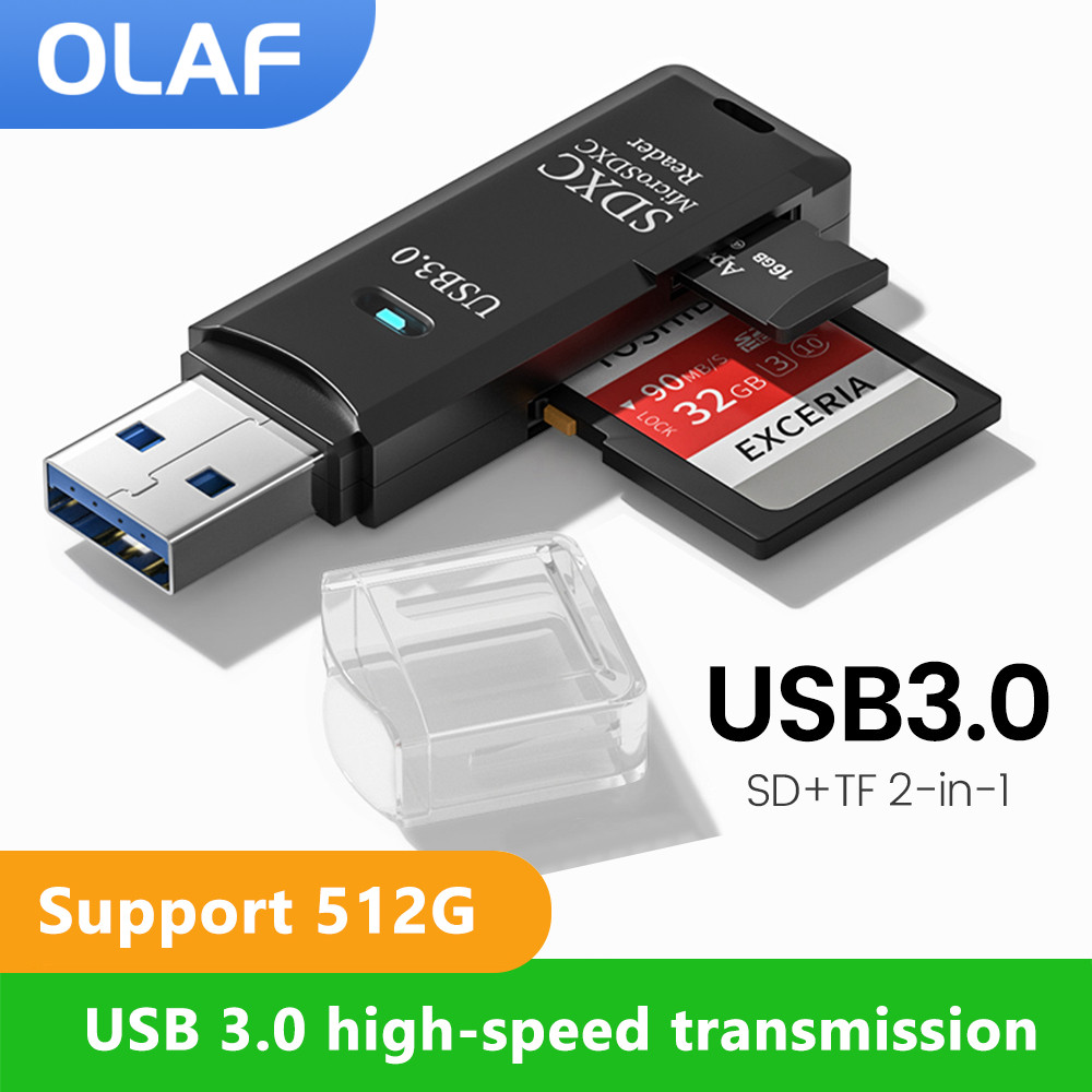 Laptop Accessories For Programmers - USB 3.0 2 IN 1 카드