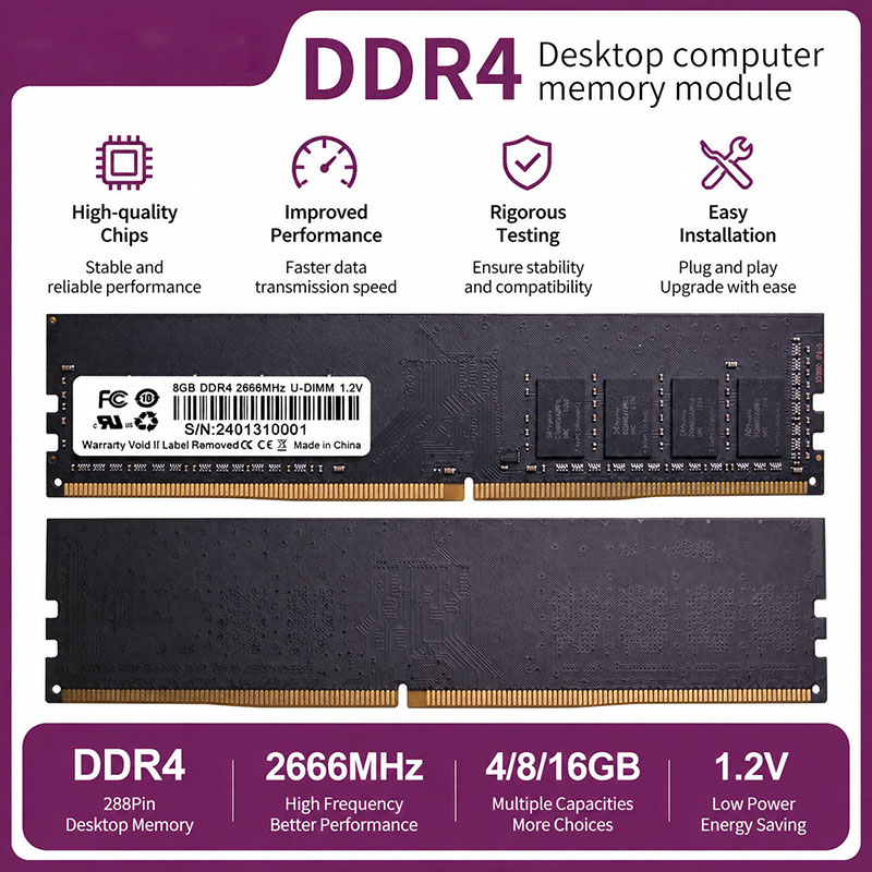 DDR4 RAM 4GB 8GB 16GB PC4 데스크탑 - Memory Ram Upgrade 리뷰 및 가격