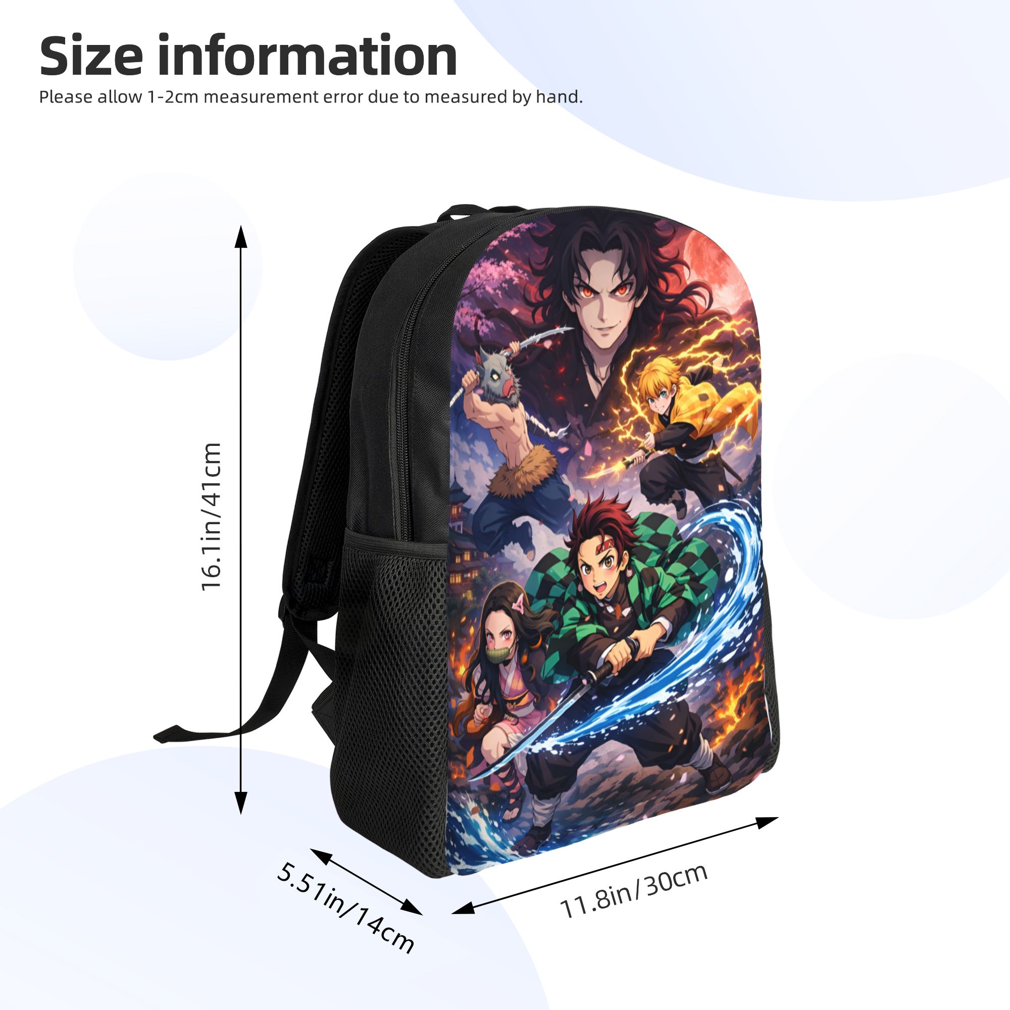D-Demons Slayers 여행 배낭 여성 남성 학 - Laptop Accessories And Parts 리뷰 및 가격