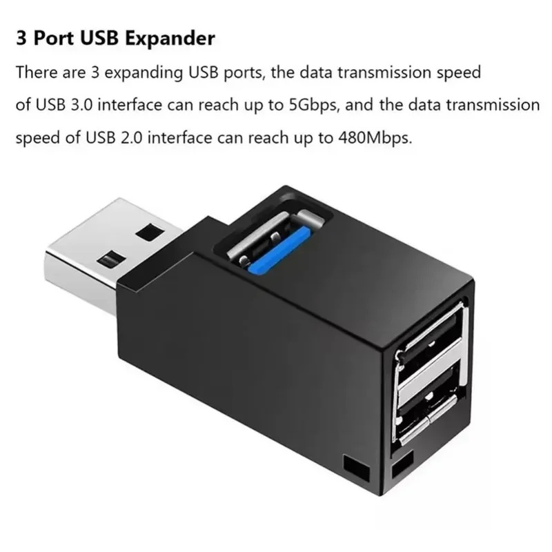 USB 3.0 2.0 회전식 3 포트 허브 분배기, P - Laptop Accessories For Programmers 리뷰 및 가격