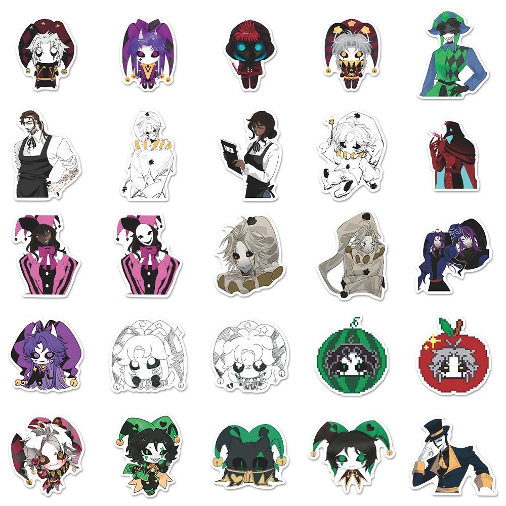 73PCS 프리크 서커스 피에로 애니메이션 스티커 만화 - Laptop Accessories And Parts 리뷰 및 가격
