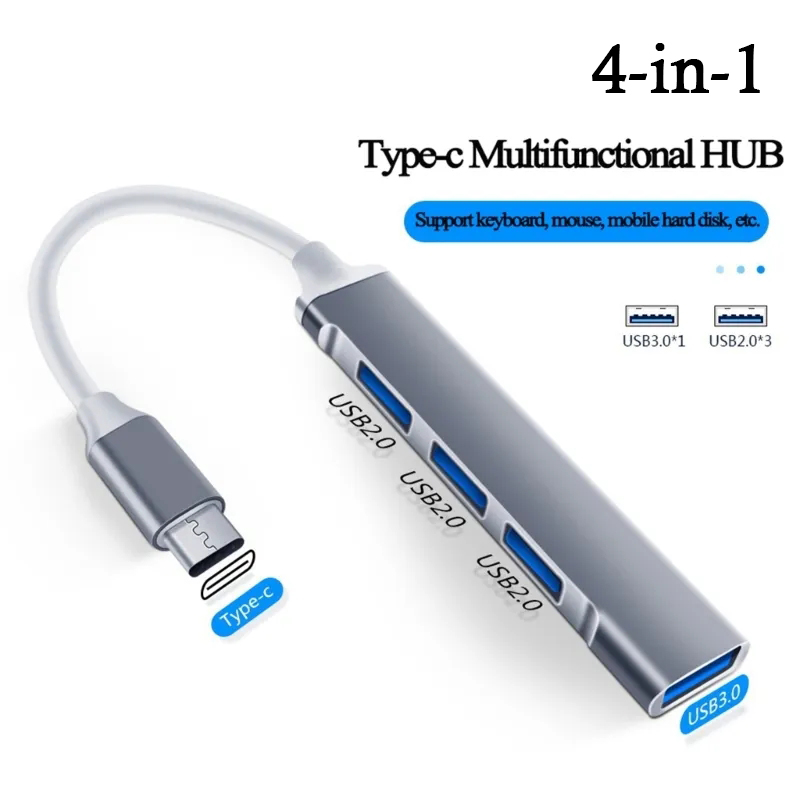 USB C 허브 3.0 C 타입 3.0 2.0, 4 포 - Laptop Accessories For Programmers 리뷰 및 가격