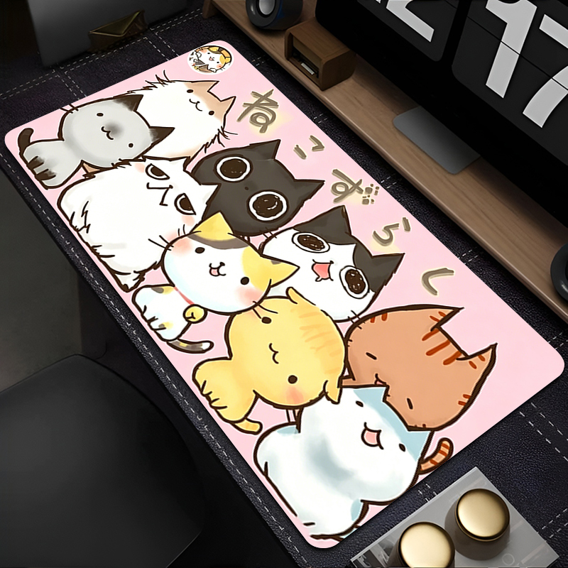 흰색 만화 마우스 패드 게이머 필수품 XXL 확장형 데 - Laptop Accessories Essential 리뷰 및 가격