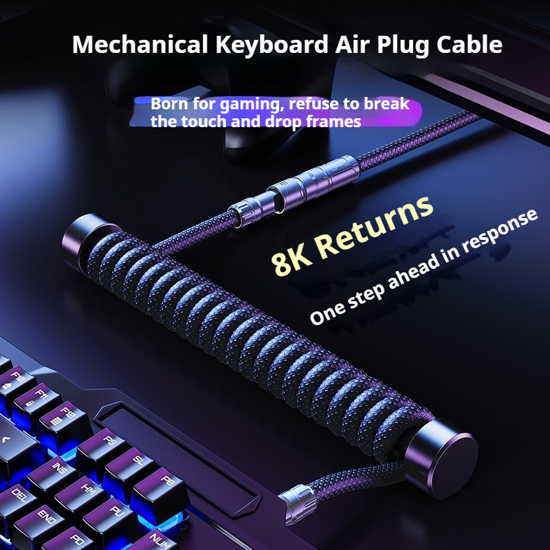 Eary 1.2m 코일형 키보드 케이블 USB to T - Laptop Accessories For Programmers 리뷰 및 가격