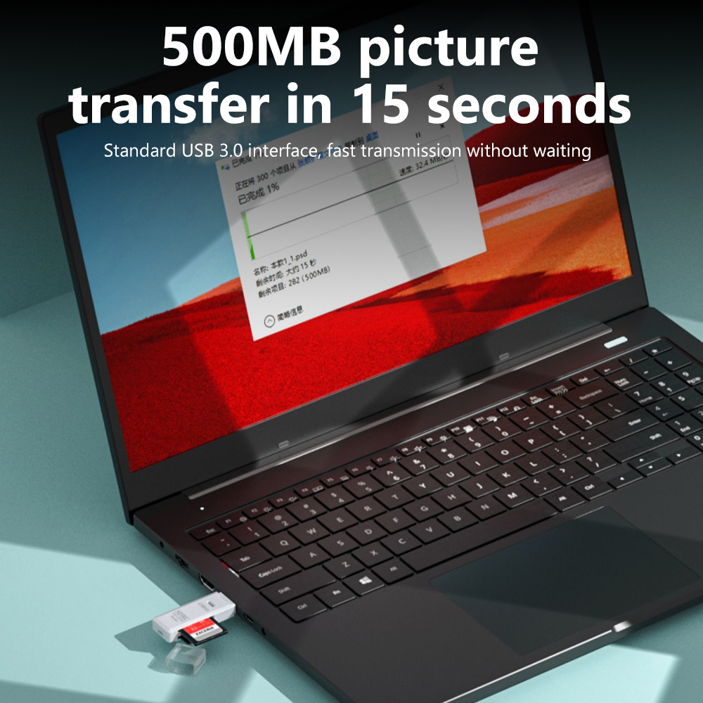 USB 3.0 2 IN 1 카드 리더기 마이크로 SD  - Laptop Accessories For Programmers 리뷰 및 가격