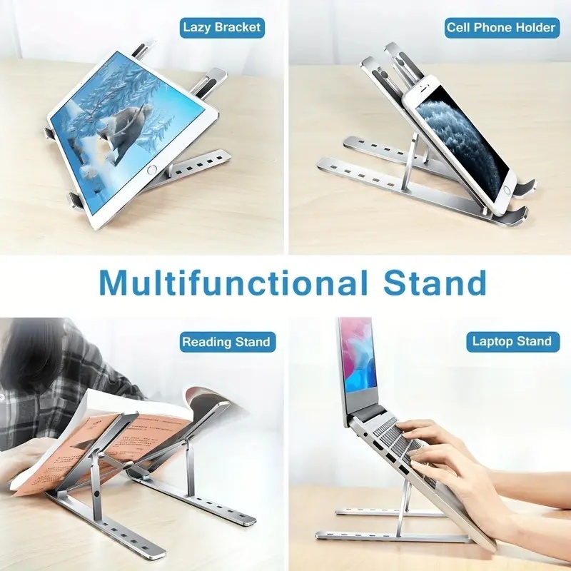 접이식 노트북 스탠드 조정 가능한 휴대용 접이식 브래킷 - Laptop Accessories For Programmers 리뷰 및 가격