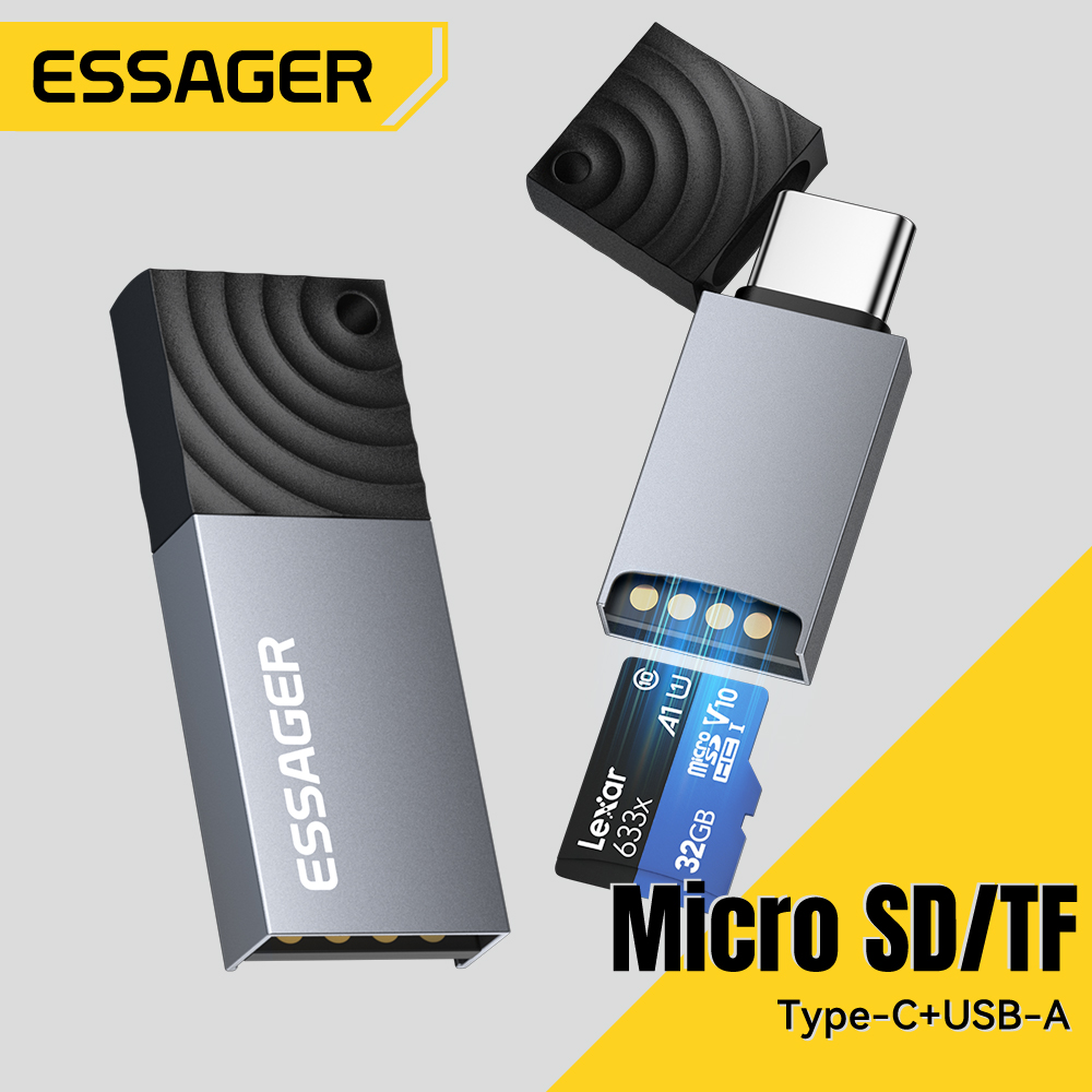 Essager 2 in 1 TF SD 카드 리더기 US - Laptop Accessories For Programmers 리뷰 및 가격