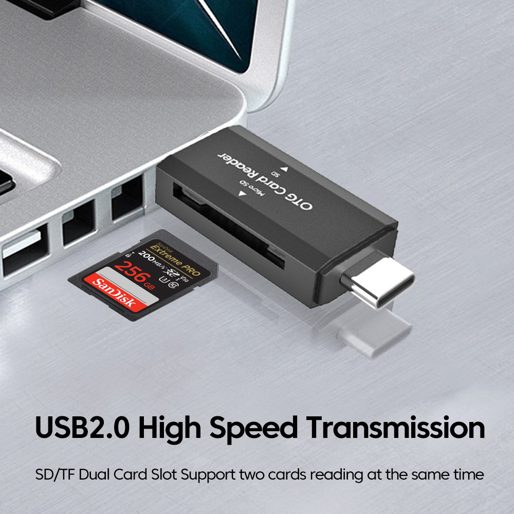 SD TF 메모리 카드 리더, USB C타입 고속 전송 - Laptop Accessories For Programmers 리뷰 및 가격