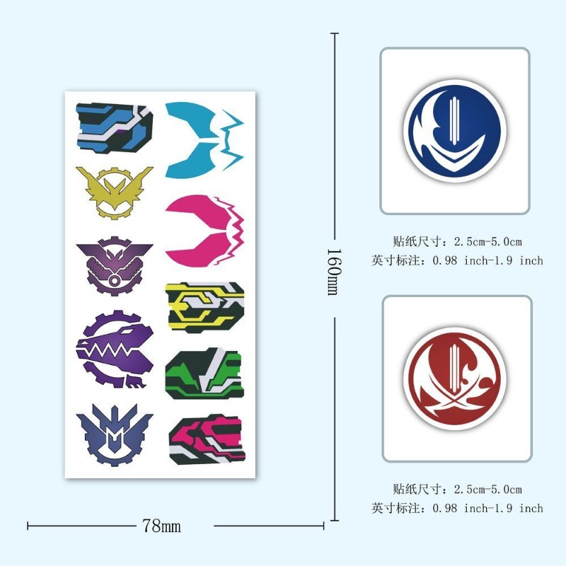 60 시트 가면 라이더 로고 스티커 크리 에이 티브 데 - Laptop Accessories And Parts 리뷰 및 가격